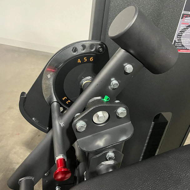 TKO (8803-BK) Bicep/Tricep Machine - Range of Motion Adjustment Close View