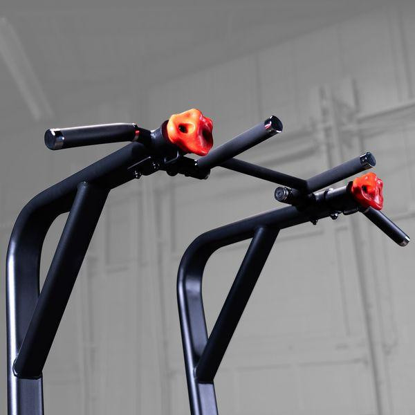 Body-Solid Chin-Up Station Showing Mountain-Climber Grip