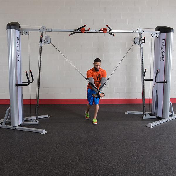 Body-Solid Series II Cable Crossover (S2CCO) - Cable Cross Exercise in Gym