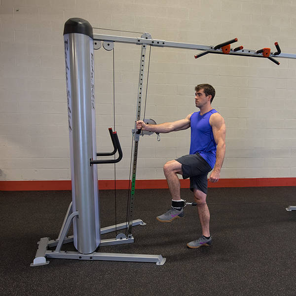 Body-Solid (S2CCO) Fitness Cable Machine - Quad Extension Cable Exercise
