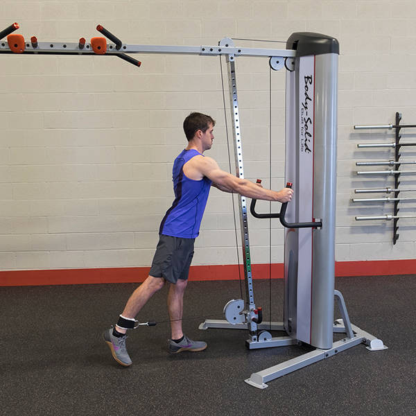 Body-Solid Dual Cable Exercise Machine (S2CCO) - Glute Kickback Exercise