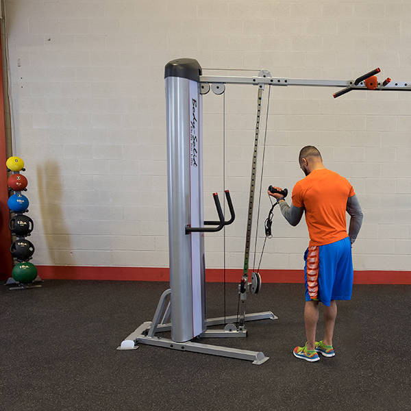 Body-Solid (S2CCO) Series II Cable Crossover - Single Bicep Curl Exercise