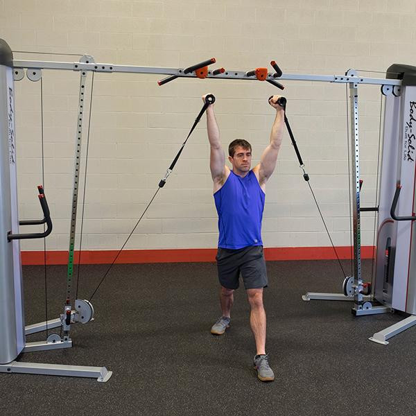 Body-Solid Cable Weight Machine (S2CCO) - Shoulder Press Exercise