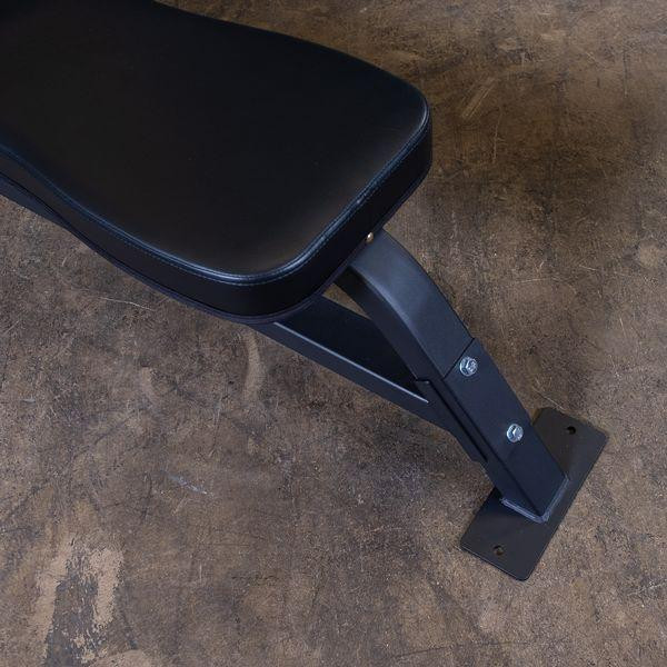 Body-Solid Olympic Bench Rack Showing Optional Floor Bolt Tab