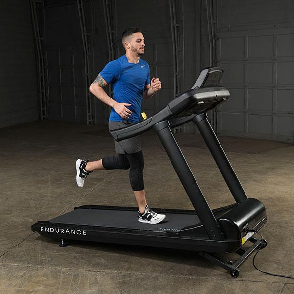 Body-Solid (T150) Endurance Treadmill - Man Running