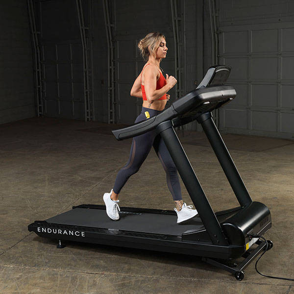 Body-Solid (T150) Endurance Treadmill - Woman Walking