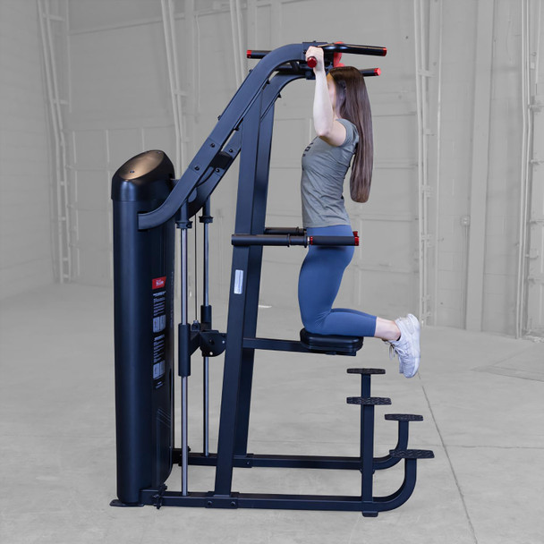 Body-Solid (S2ACDX) Series II Chin Dip Assist - Close Grip Pull-Up Side View