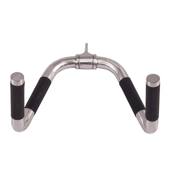 TKO Cable Attachment Set w/ Rack - TKO Multi-Grip Exercise Bar Cable Attachment
