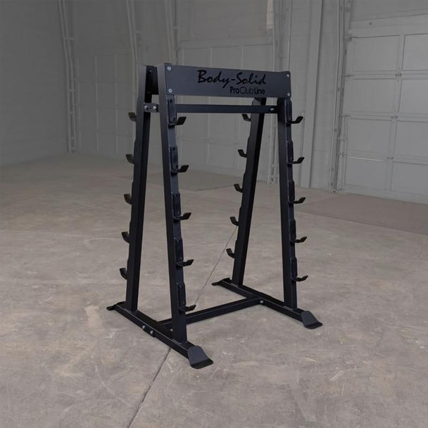 Body-Solid (SBBR100) Fixed Barbell Rack in Gym