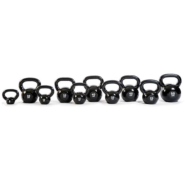 TKO Progressive Vinyl Kettlebell Weight Set