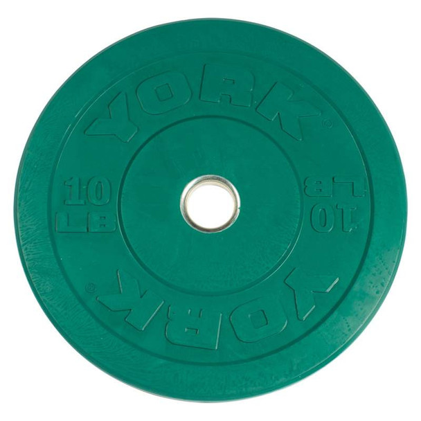 York 10 lb Bumper Weight Plate