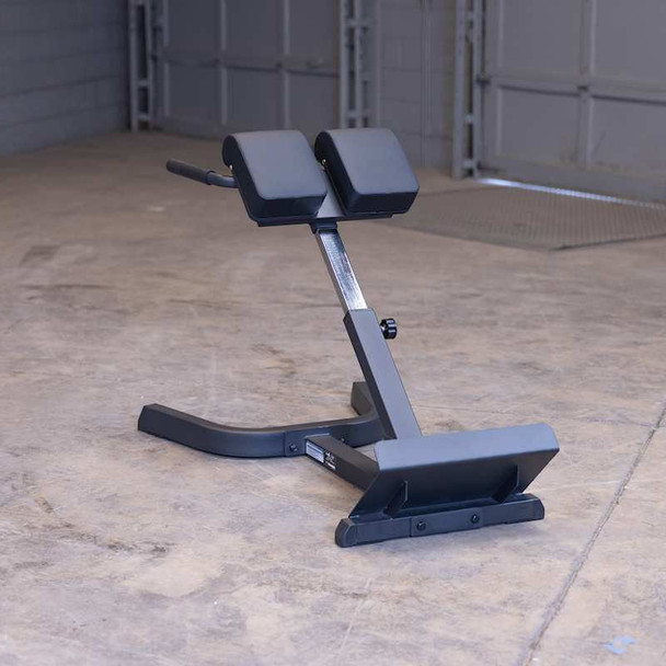 Body-Solid (GHYP345B) Hyperextension Bench in Garage Gym