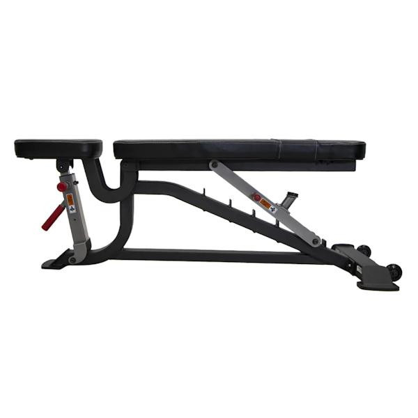 TKO Flat Workout Bench with Commercial Frame and Padding