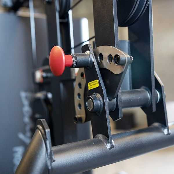 Body-Solid (S1000) Commercial Multi-Gym - Press Arm Adjustment Close View