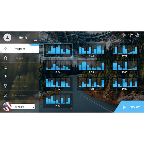 Muscle-D MuscleStepper Stair Climber - Touch Screen Display (Program Mode)