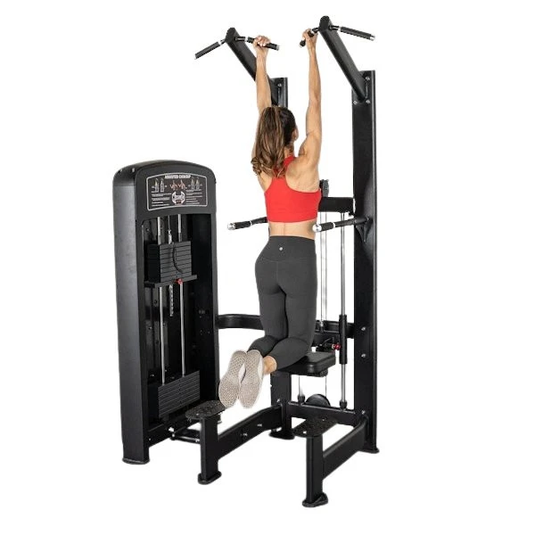 Muscle-D Commercial Assisted Pull-Up Station with Narrow-Grip Handles