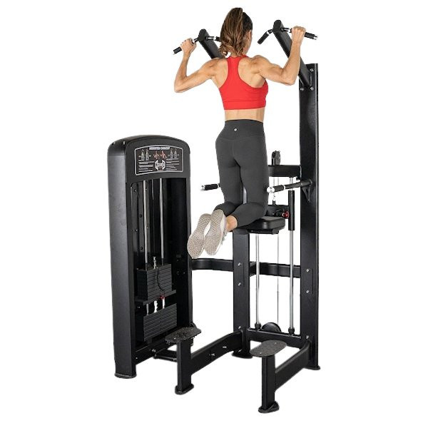 Muscle-D Elite Assisted Chin Dip Machine - Asssisted Pull-Up w/ Wide Grip Option