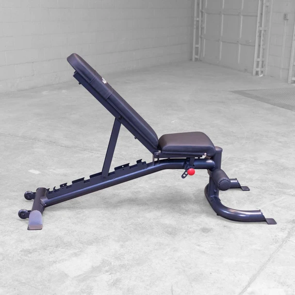 Body-Solid Incline Press Bench in Elevated Training Position