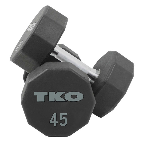 TKO 10-Sided Urethane Dumbbells