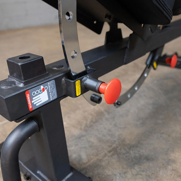 Body-Solid (SFI20B) Flat to Incline Bench - Pop-Pin Angle Adjustment