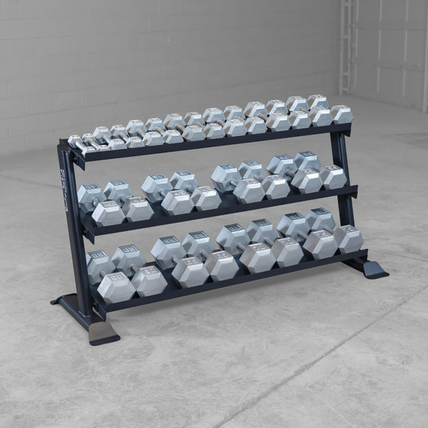 Body-Solid Pro Clubline 3-Tier Dumbbell Rack | SRD200