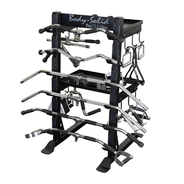 Body-Solid Accessory Stand w/ Optional Equipment