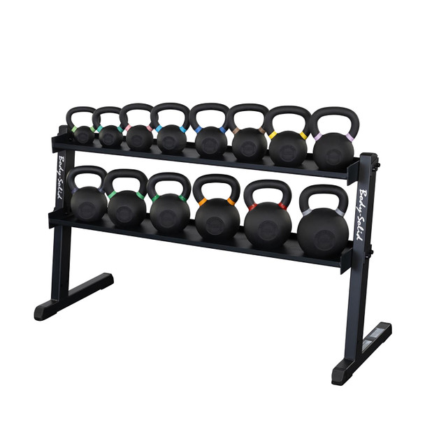 Body-Solid Kettlebell Storage Rack w/ Optional Weights