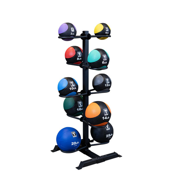 Body-Solid (GMR20) Medicine/Wall Ball Rack w/ Optional Med Balls