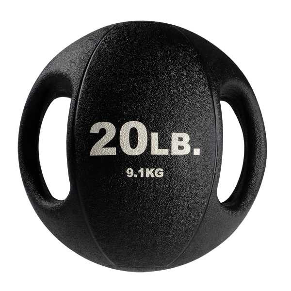 Body-Solid 20 lb Med Ball with Handles