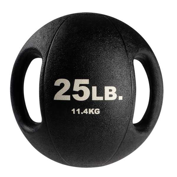 Body-Solid 25 lb Weighted Med Ball with Grips