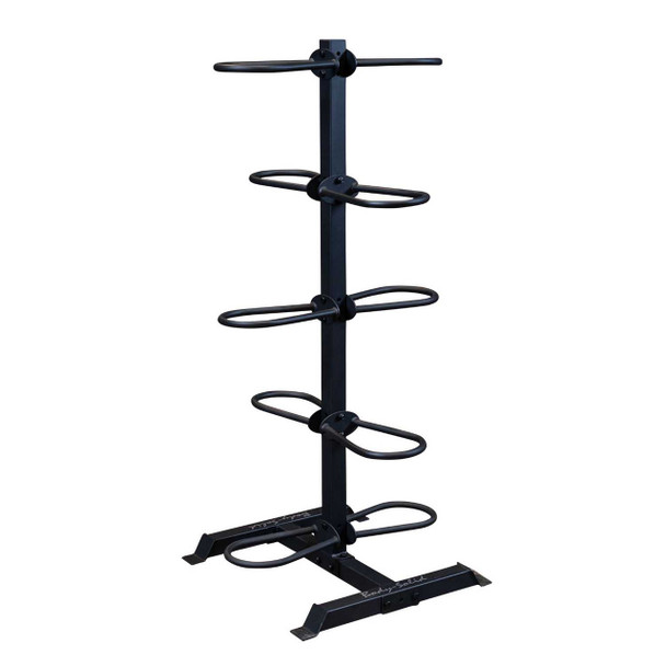 Body-Solid 10-30 lb Tire Tread Slam Balls & Rack - Vertical Storage Rack Only