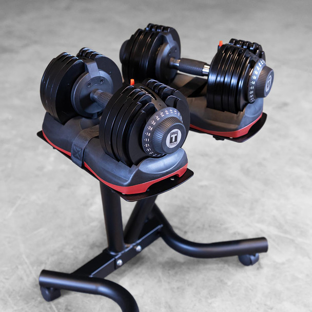 Body-Solid Selectorized Dumbbells with Stand