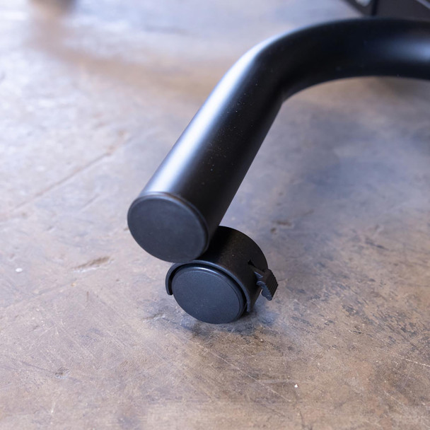 Body-Solid Adjustable Dumbbell Stand - Rolling Caster Close View