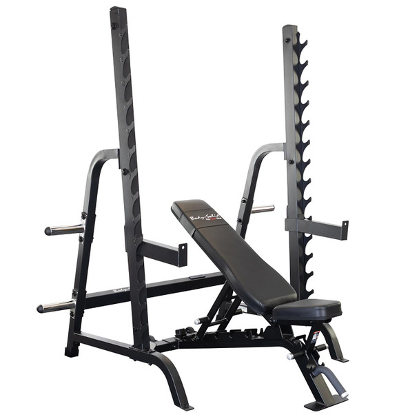 Body-Solid SDIB370 Weightlifting Bench and Rack Combo