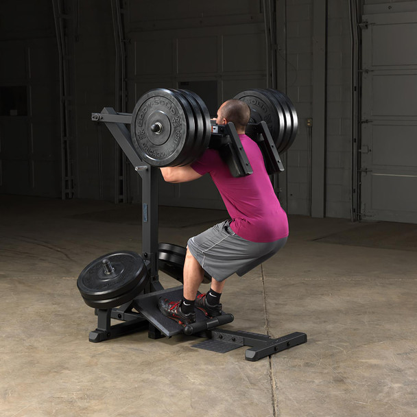 Body-Solid (GSCL360B) Leverage Squat Machine - Squat Exercise