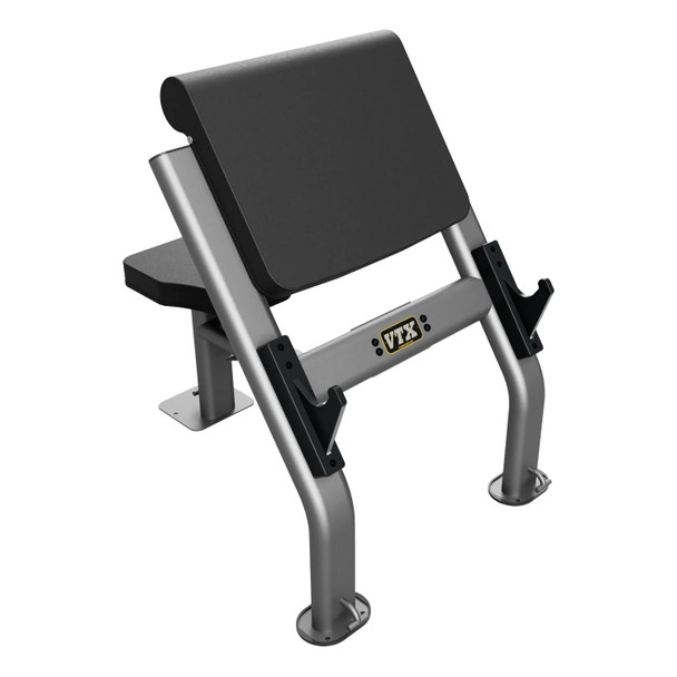 Troy VTX Supported Arm Curl Station with Padded Preacher Surface