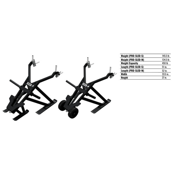 Troy Barbell Gym Training Sled - Dimensions & Specifications