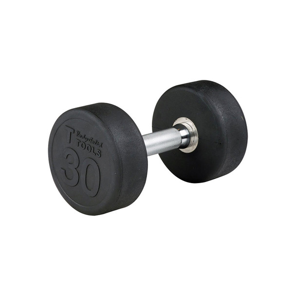 Body-Solid 30 lb Round Rubber Dumbbell