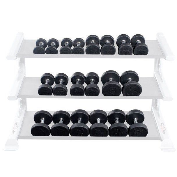 Body-Solid 5-50 lb Round Rubber Dumbbell Set