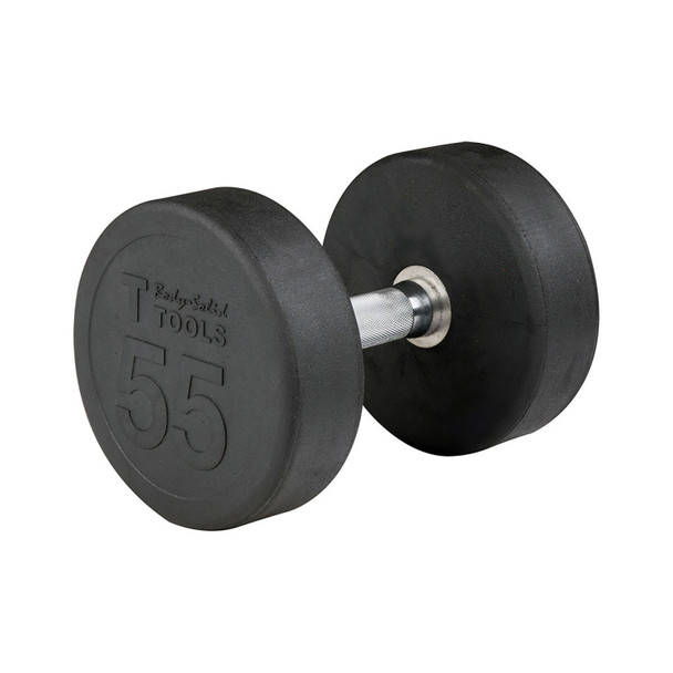 Body-Solid 55 lb Rubber Dumbbell