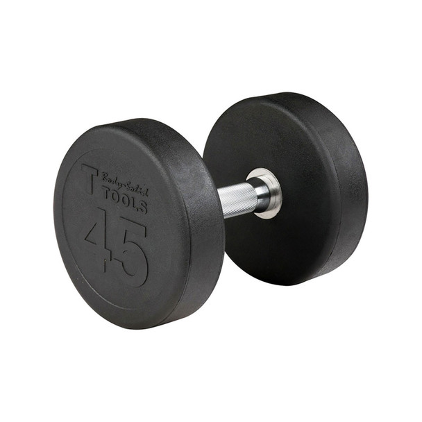Body-Solid 45 lb Round Rubber Dumbbell
