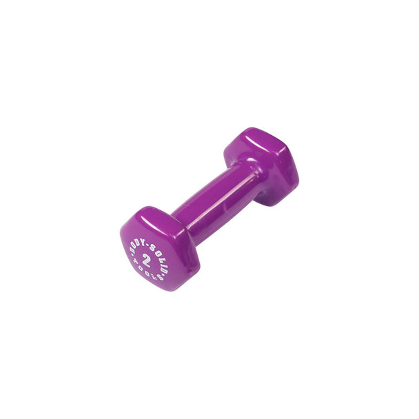 Body-Solid 2 lb Vinyl-Coated Dumbbell