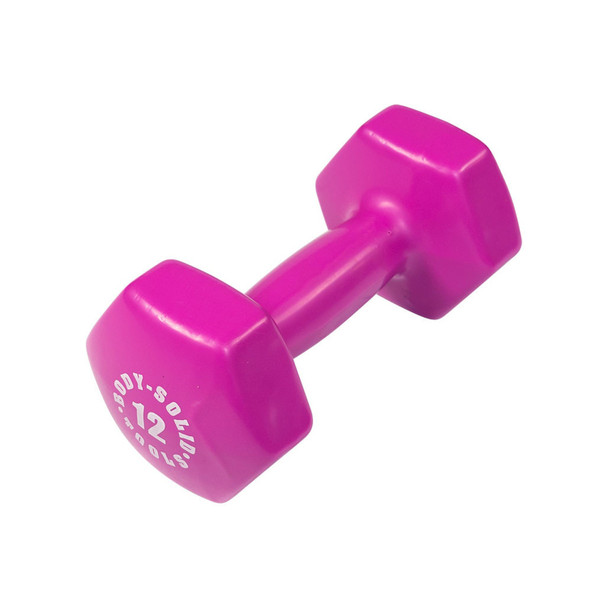 Body-Solid 12 lb Vinyl Dumbbell