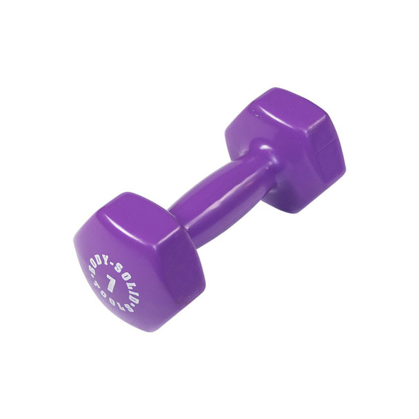 Body-Solid 7 lb Vinyl Dumbbell