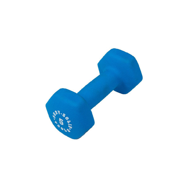 Body-Solid Neoprene-Coated Dumbbell - 5 lb