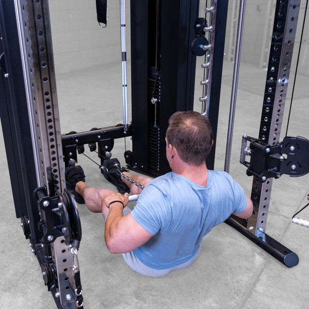 Body-Solid Low-Pulley Exercise Unit During Seated Cable Row