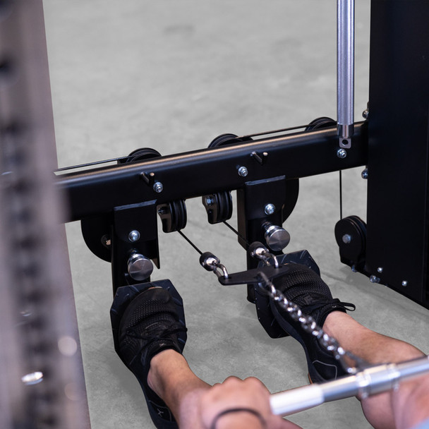 Body-Solid (GSFR100) All-In-One Strength System - Low Pulley Close View