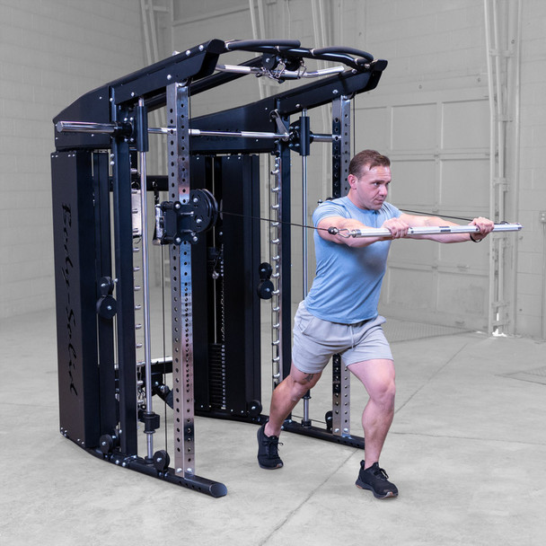 Body-Solid (GSFR100) All-In-One Strength System - Single Bar Cable Press