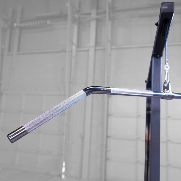 Body-Solid Lat Attachment - Angled Grip Close View