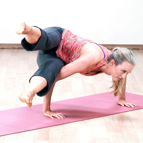 Body-Solid Yoga Mat - Woman Exercising in Studio